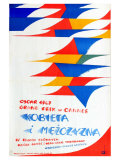 A Man and a Woman, Polish Movie Poster, 1966 Impressão giclée A Man and a Woman, Polish Movie Poster, 1966 Impressão giclée