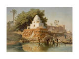 Tomb of Sheikh Ababda in Minya, Middle Egypt, 1871 Giclee Print by Carl Friedrich Heinrich Werner
