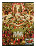 Joy of All Who Sorrow Virgin, 1707 Giclee Print by Alexei Ivanov Kvashnin