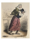 Cour Des Miracles, after Jacques Callot Giclee Print by Albert Charles August Racinet