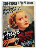 Angel, Belgian Movie Poster, 1937 Lámina giclée
