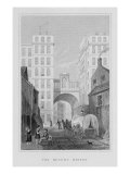 The Regent Bridge, Edinburgh, engraved by Thomas Barber, 1829 Giclee Print by Thomas Hosmer Shepherd