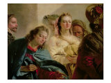 Christ and the Adulteress, 1751 Giclée-tryk af Giandomenico Tiepolo Christ and the Adulteress, 1751 Giclée-tryk af Giandomenico Tiepolo