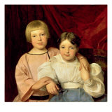 Children, 1834 Giclee Print by Ferdinand Georg Waldmuller
