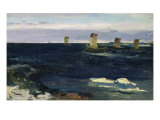 The Semyon Dezhnev's Explorer Expedition on 1648, 1952 Giclee Print by Vasili Vasilyevich Kraynev