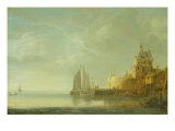 Outside Rotterdam Impressão giclée por Simon Jacobsz Vlieger