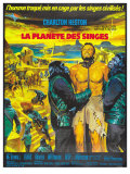 Planet of the Apes, French Movie Poster, 1968 Lámina giclée Planet of the Apes, French Movie Poster, 1968 Lámina giclée