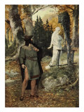 Wolfram looked after her, from 'The Stories of Wagner's Operas' by J. Walker McSpadden Lámina giclée por Ferdinand Leeke Wolfram looked after her, from 'The Stories of Wagner's Operas' by J. Walker McSpadden Lámina giclée por Ferdinand Leeke