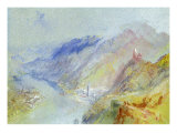 The Castle of Trausnitz overlooking Landshut, c.1839 Giclee Print by Joseph Mallord William Turner