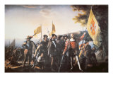 The Landing of Columbus in America in 1492 Giclée-Druck von John Vanderlyn