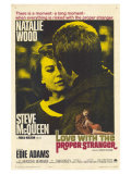 Love With the Proper Stranger, 1964 Lámina giclée Love With the Proper Stranger, 1964 Lámina giclée