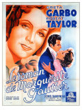Camille, French Movie Poster, 1937 Lámina giclée