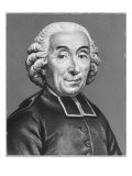 Portrait of Gabriel Bonnot de Mably Giclée-Druck von Claude Dominique Vinsac