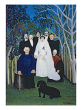 The Wedding Party, c.1905 Lámina giclée por Henri J.F. Rousseau