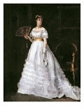 Woman in White Giclee Print by Alfred Emile Stevens
