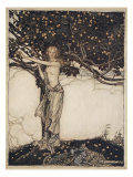 Freia, the fair one, illustration from 'The Rhinegold and the Valkyrie', 1910 Giclée-Druck von Arthur Rackham