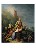 The Russians in 1812, 1855 Giclee Print by Konstantin Przhceslavski