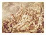 The Death of Marquis de Montcalm de Saint-Veran Giclee Print by Jean Antoine Watteau