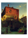 The House of Othello, the Moore in Venice, 1856 Giclee Print by Eduard Gerhardt