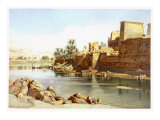 Temple of Isis at Philae, 1870 Giclee Print by Carl Friedrich Heinrich Werner