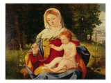 The Virgin and Child with a Shoot of Olive, c.1515 Giclee Print by Andrea Previtali