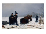 Alexander Pushkin's Duel with Georges D'Anthes, 1884 Giclee Print by Alexander Avvakumovich Naumov