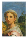 St. Cecilia Surrounded by St. Paul, St. John the Evangelist, St. Augustine and Mary Magdalene Reproduction procédé giclée par Raphael 