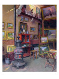 The Studio 50, rue Saint-Didier Giclee Print by Jules Ernest Renoux