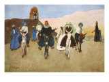 Should Women Ride Astride, from 'The Light Side of Egypt', 1908 Reproduction procédé giclée par Lance Thackeray