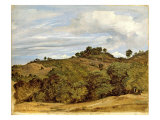 Landscape near Olevano, 1822 Giclee Print by Heinrich Reinhold
