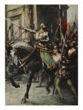 At the head of a large body of men rode Rienzi, from 'The Stories of Wagner's Operas' by J. Walker Lámina giclée por Ferdinand Leeke At the head of a large body of men rode Rienzi, from 'The Stories of Wagner's Operas' by J. Walker Lámina giclée por Ferdinand Leeke