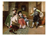 An Engaging Tale, 1894 Giclee Print by Ferdinand Roybet