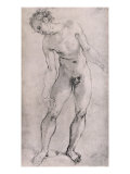 Study of Male Figure for the 'Deposition' Altarpiece in Capella Capponi, Santa Felicita, Florence Giclée-tryk af Jacopo da Carucci Pontormo Study of Male Figure for the 'Deposition' Altarpiece in Capella Capponi, Santa Felicita, Florence Giclée-tryk af Jacopo da Carucci Pontormo