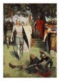 He was compelled to yield, from 'The Stories of Wagner's Operas' by J. Walker McSpadden Lámina giclée por Ferdinand Leeke He was compelled to yield, from 'The Stories of Wagner's Operas' by J. Walker McSpadden Lámina giclée por Ferdinand Leeke