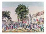 Village Festival in Honour of Old Age at the Time of the French Revolution, 1795 Giclee Print by Pierre Alexandre Wille