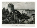 The Bosphorus, Constantinople, engraved by J. Godfrey Giclee Print by John Douglas Woodward