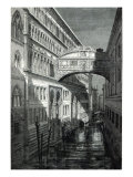 Bridge of Sighs, Venice Giclee Print by Emile Theodore Therond