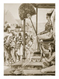 Bringing Tribute to Rameses Ii Giclee Print by Joseph Ratcliffe Skelton