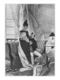Emma Bovary and Rodolphe, illustration from 'Madame Bovary' by Gustave Flaubert Giclee Print by Alfred Paul Marie Richemont