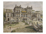 Castle Near Stuttgart, Garden Front, Illustration from 'Le Moniteur Des Architectes', 1881 Giclee Print by Georges Felix Garen