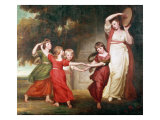 The Gower Family Giclee Print by George Romney