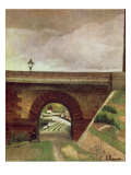 Sevres Bridge Lámina giclée por Henri J.F. Rousseau Sevres Bridge Lámina giclée por Henri J.F. Rousseau