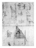 Machinery Designs reproduction procédé giclée par Leonardo da Vinci 