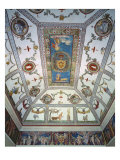 The 'Camera con Fregio di Amorini' reproduction procédé giclée par Giulio Romano