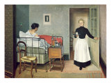 The Ill Child Giclee Print by Felix Edouard Vallotton