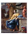 Allegorical Portrait of Anne of Austria, after 1643 Impressão giclée por Simon Vouet Allegorical Portrait of Anne of Austria, after 1643 Impressão giclée por Simon Vouet
