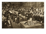 The Coronation Oath- the First Parliament of King Edward Vii, from 'The Illustrated London News' Giclee Print by Walter Wilson