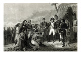 The Defeated Spanish prostrate before Napoleon before his entry into Madrid, December 1808 Giclee Print by Antoine Charles Horace Vernet