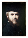 Self Portrait, 1877 Giclee Print by Jean-Jacques Henner
