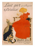 Poster advertising Milk, published by Charles Verneau, Paris, 1894 Giclee Print by Theophile Alexandre Steinlen Poster advertising Milk, published by Charles Verneau, Paris, 1894 Giclee Print by Theophile Alexandre Steinlen